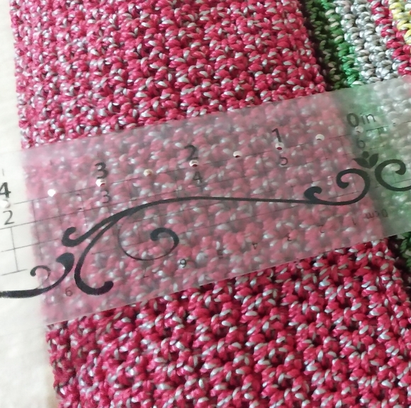 🌈The SaK Multi Color Crochet Boho Large Shoulder Handbag Red blue green Bag - Picture 5 of 15